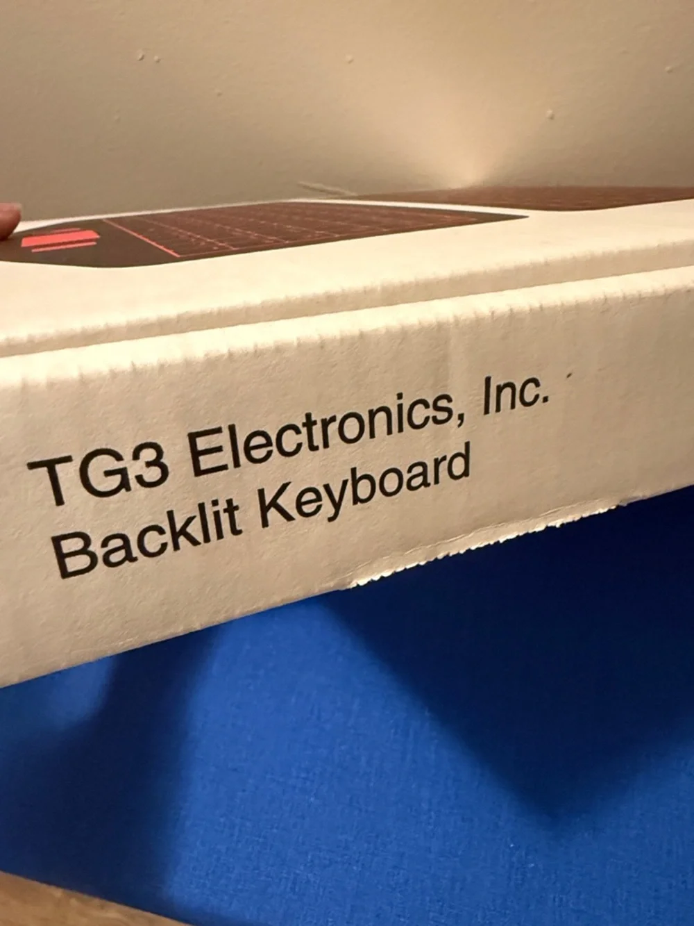 TG3 Red Backlit Wireless Keyboard - Compact Layout